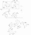 Shrouds Diagram and Parts List for 25M137-0115-H1  Briggs and Stratton Engine
